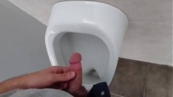 turkish teen public urinal pissing